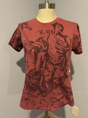 Pilcro Women’s The Bennie Slim Crew Neck Cotton Slub T-Shirt Size S NWT